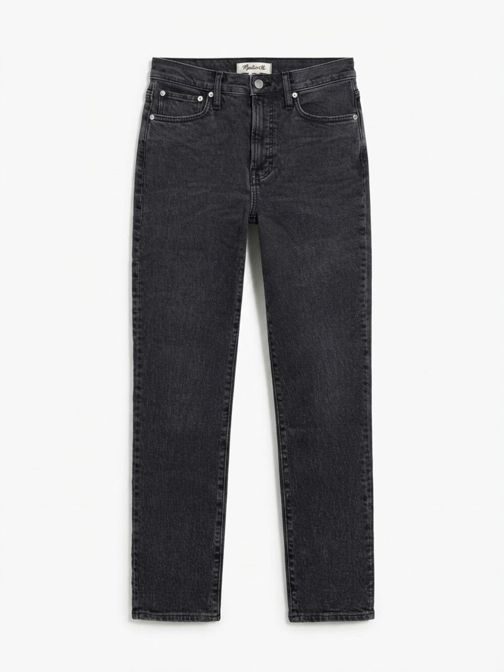 Madewell The Perfect Vintage Jean Womens 24 Black Wash Straight Denim Casual